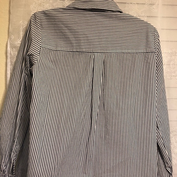 Michael Kors | Striped Lace Up Top - Picture 5 of 7